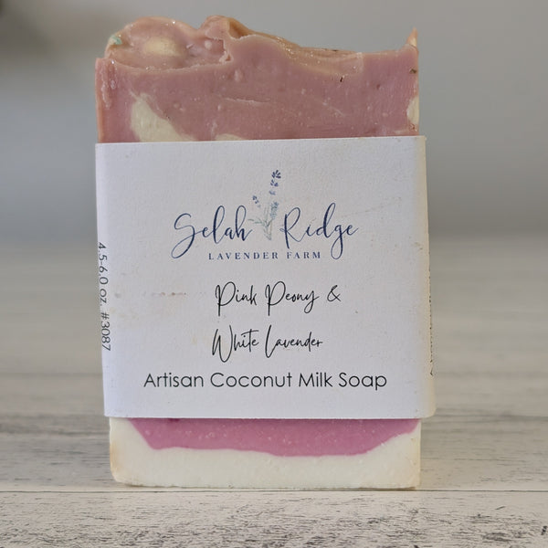 Pink Peony & White Lavender Bar Soap